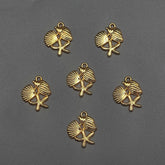 Shell Starfish charms